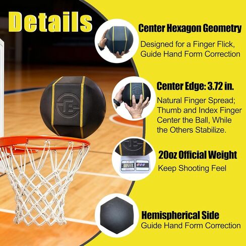 مدرب رماية هادئ، كرة سلة داخلية رغوية بوزن 1.28 رطل للمراوغة الصامتة وتصحيح شكل التسديد، معدات تدريب للبالغين والشباب in Kuwait