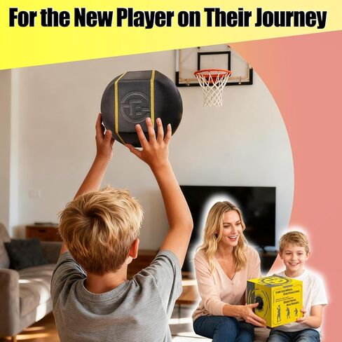 مدرب رماية هادئ، كرة سلة داخلية رغوية بوزن 1.28 رطل للمراوغة الصامتة وتصحيح شكل التسديد، معدات تدريب للبالغين والشباب in Kuwait