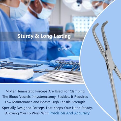 ملقط هيموستات ميكستر، أدوات جراحية، ستانلس ستيل (8") in Kuwait