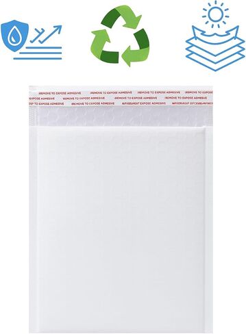 100-Pack #0 Bubble Mailers – 6x10" | Made in USA | Recyclable in Saudi Arabia