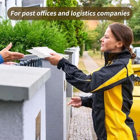 500 قطعة من رسائل البريد الصلبة مقاس 6.5 × 4.5 بوصة مع أظرف شحن لبطاقات الشحن من الورق المقوى الأبيض ذاتية اللصق تبقى مسطحة لصورة ورق المستندات المضغوطة in Kuwait