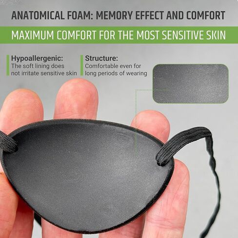 رقعة عين من الجلد الصناعي، رقعة عين، رقعة عين رجل، رقعة عين امرأة، رقعة عين رفيعة، رقعة عين in Kuwait