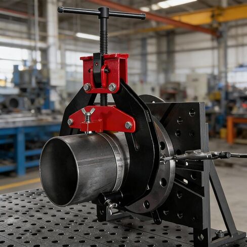 مشبك أنابيب من 2 إلى 8 بوصة، أداة محاذاة لحام بمقبض T سريعة التحرير للأنابيب والفلنجات والمحملات in Kuwait