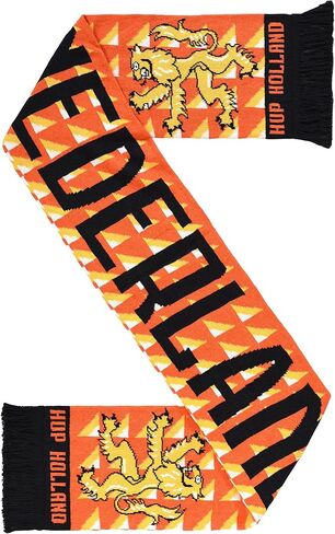 Netherlands Holland Recycled Cotton Soccer Knit Scarf in Saudi Arabia