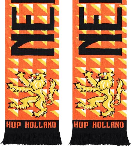 Netherlands Holland Recycled Cotton Soccer Knit Scarf in Saudi Arabia