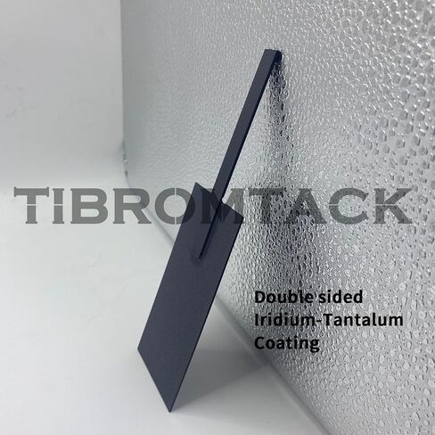 MMO Titanium Anode Electrode with Iridium Tantalum Coating – 100 * 50mm for Electrolysis, Electroplating, Water Treatment - Acid/Alkali Resistance, Long Service Life in Kuwait