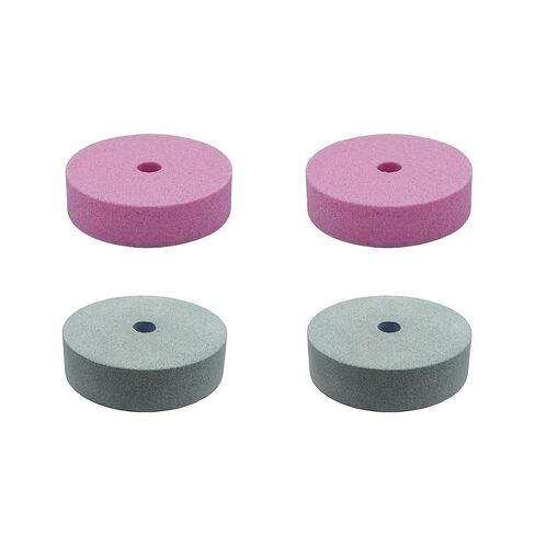 2pcs Diamond Grinding Wheel Set 3-Inch Bench Grinder Buffing Bonded Abrasive Rotary Tools for Rust Removal and Metal Polishing in Saudi Arabia