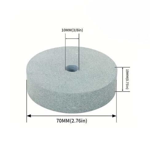 2pcs Diamond Grinding Wheel Set 3-Inch Bench Grinder Buffing Bonded Abrasive Rotary Tools for Rust Removal and Metal Polishing in Saudi Arabia