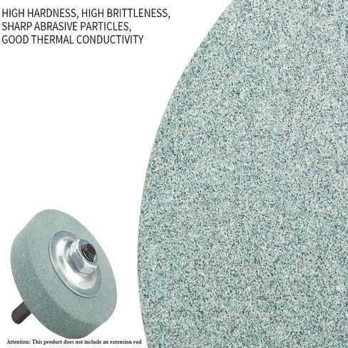 2pcs Diamond Grinding Wheel Set 3-Inch Bench Grinder Buffing Bonded Abrasive Rotary Tools for Rust Removal and Metal Polishing in Saudi Arabia