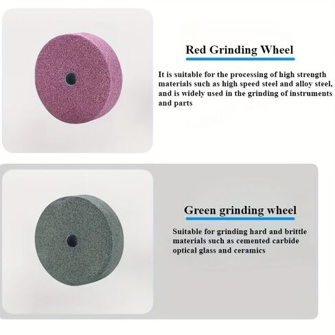 2pcs Diamond Grinding Wheel Set 3-Inch Bench Grinder Buffing Bonded Abrasive Rotary Tools for Rust Removal and Metal Polishing in Saudi Arabia