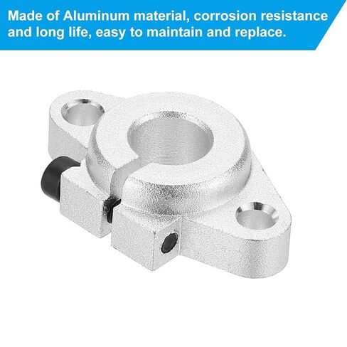 SHF12 Aluminum Linear Motion Rod Rail Clamping Guide Support, 4 Pcs for 12mm Dia Shaft in Saudi Arabia