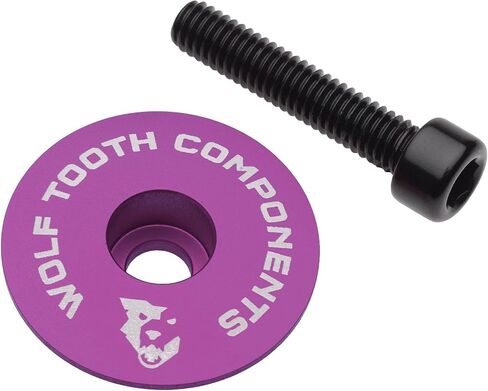 Wolf Tooth Components Ultralight Stem Cap Red, 1 1/8In Steerer in Saudi Arabia
