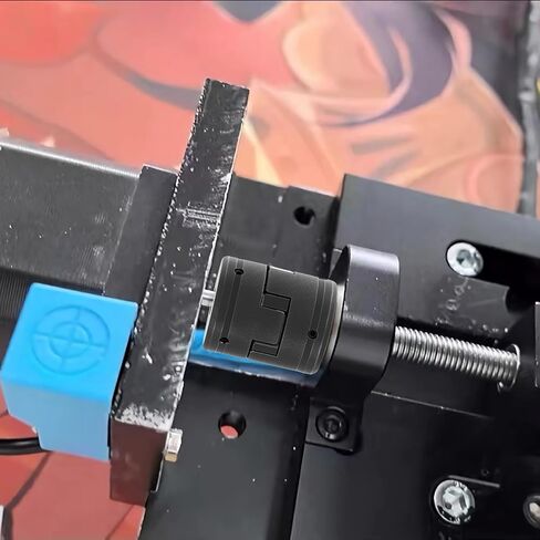 QWORK 1/2" to 3/4" L075 Flexible 3-Piece L-Jaw Coupling Coupler Set for Log Splitters, with NBR Rubber Spider in Saudi Arabia