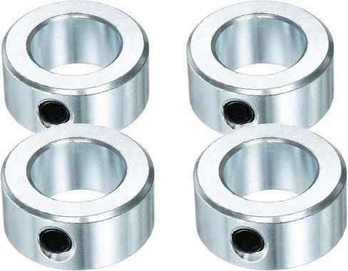 HQRP 4-Pack 3/4" أطواق عمود فولاذي صلب مع طلاء مطلي بالزنك - أطواق عمود متينة مناسبة للآلات والاستخدام الصناعي in Kuwait