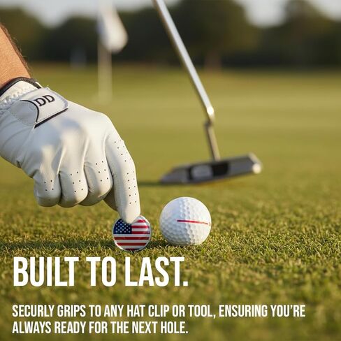 Golf Ball Marker, 12 Pack, Golf Accessories for Men, Women, Kids, Golf Bag Essentials in Kuwait