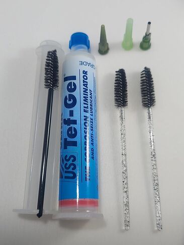 Ultra TEF-Gel TG-1 مادة تشحيم مضادة للتآكل ومضادة للاحتكاك، وحماية، وحماية أجهزة تجهيز المراكب الشراعية، ومجموعة تطبيق مجانية، وفرش إضافية، وقفازات ونصائح إضافية in Kuwait