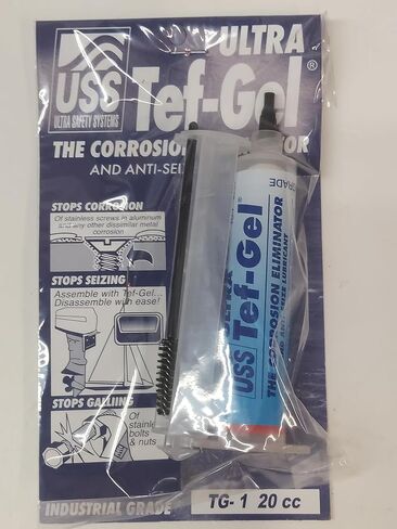 Ultra TEF-Gel TG-1 مادة تشحيم مضادة للتآكل ومضادة للاحتكاك، وحماية، وحماية أجهزة تجهيز المراكب الشراعية، ومجموعة تطبيق مجانية، وفرش إضافية، وقفازات ونصائح إضافية in Kuwait