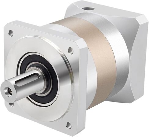 مخفض تروس علبة التروس الكوكبية بزاوية قائمة 90 مم مع نسبة تخفيض 3 5 10 20 50 لمحرك سيرفو 80 مم (نسبة 3 إلى 1) in Kuwait