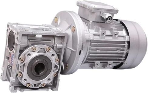 NMRV050 1:5/7.5/10/15/20/25/50/60/80/100 نسبة عمود الإدخال 19 مم أو 11 مم أو 14 مم خارج 90 درجة مخفض علبة التروس الدودية (نسبة 5-0.37 كيلو واط 71B5) in Kuwait