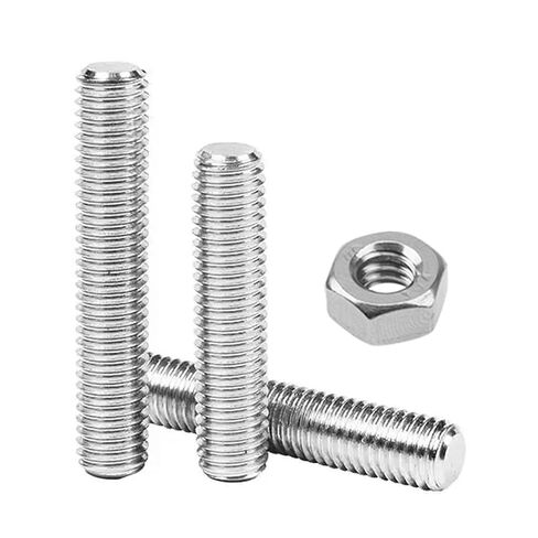 12Pcs 5/16"-18 Fully Threaded Rod & Studs 304 Stainless Steel Right Hand Threads Screw Three Lengths 1.98in/2.78in/3.57in with Nut in Saudi Arabia