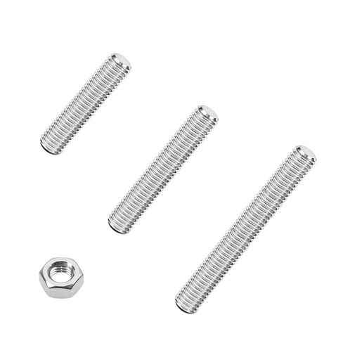 12Pcs 5/16"-18 Fully Threaded Rod & Studs 304 Stainless Steel Right Hand Threads Screw Three Lengths 1.98in/2.78in/3.57in with Nut in Saudi Arabia