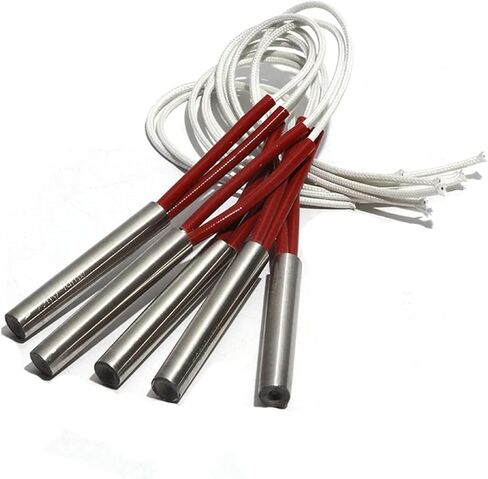 304SS Heater 8mm x 40-48mm 380V 95W-120W for Industrial Ovens - 5 Pack(220V,100W 8x40mm) in Kuwait