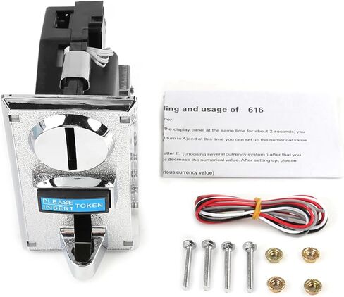 Multi Coi n Acceptor Selector Slot High Accuracy Coi n Selector Game Mechanism Vending Machine for Gaming and Retail in Saudi Arabia
