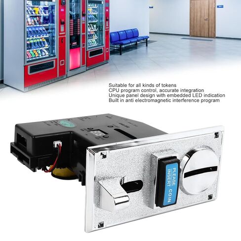 Game Slot Acceptor, Multi Acceptor Selector Smart High Accuracy for Game for Vending Machines, Washing Machines, and Parking Lots in Saudi Arabia