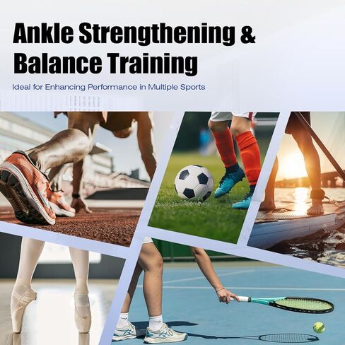 Enmja Ankle Balance Board, Foot Strengthener Exerciser for Sprained, Foot Stability Trainer, Single Leg Foot Stretcher, Posture Corrector, Physical Therapy for Plantar Fasciitis Relief in Kuwait