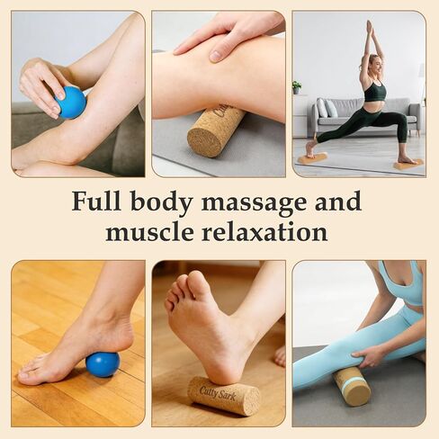 CuttySark Balance Board 6-in-1 Foot & Ankle Strengthener Kit, Premium Natural Cork Balance Trainer With Massage Roller&Ball，Toe Resistance Band ，Toe braces，Yoga Resistance Band，Storage Bag，Improve Foot Function,Boost Stability&Mobility in Saudi Arabia
