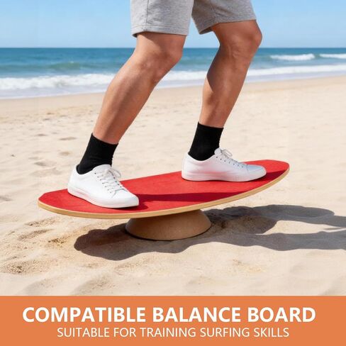 Balance board Cork Hemisphere, 15cm diameter 7cm height, balance trainer, Fitness Balance Ball for adults and children, for rehabilitation equipment, yoga, Pilates aids,Environmentally Friendly Design in Saudi Arabia