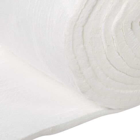 Lamons 24 بوصة × 24 بوصة × 1 بوصة عزل سيراميك مسبق القطع 8 رطل 2300F ختم استرليني (عبوة من قطعتين) in Kuwait