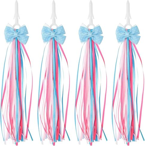 PATIKIL Bike Streamers, Colorful Scooter Handlebar Tassels Grips Ribbon Accessories Decorations for Girls in Saudi Arabia
