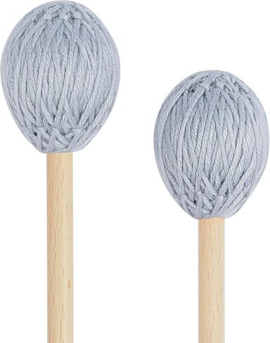 Marimba Mallets (2-Pack) Yarn Heads with Beech Wood Handle Keyboard Percussion Accessories for Xylophone Glockenspiel Vibraphone Ideal for Beginners Students and Music Lovers Purple in Kuwait