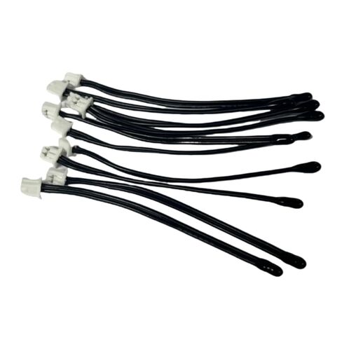 10Pcs NTC Thermistor Epoxy Probe MF52D 103F3950 10K ohm 3950B 1% Length 55mm 2.17 Inch Temperature Sensor with SH1.25 2Pin Terminal in Saudi Arabia