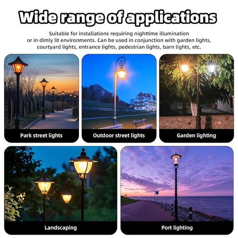 2pcs 105V-130V AC Photocell Sensor, Waterproof Dusk to Dawn Light Control Switch Sensor with Wire Connectors for Outdoor Lighting Photoelectric in Saudi Arabia