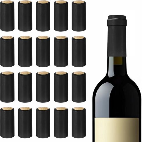 PATIKIL PVC Heat Shrink Cap 30x60mm, 120 Pcs Bottle Sealer Wine Shrink Wrap Caps for Wine Cellars Home Use Party Favors Oil Bottles, White in Saudi Arabia