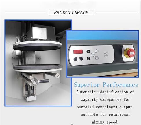 Fully Automatic Rotary Paint Mixer for Glue Paint Paste Mixing Blending Equipment Lab Test Max. Mixing Range 5.28Gal 110V 750W in Saudi Arabia