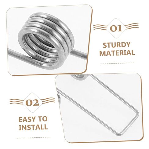 Garbage Can Spring Replacement 18pcs Torsional Springs for Small Trash can Lid Easy Installation Compatible with Various Sizes in Saudi Arabia