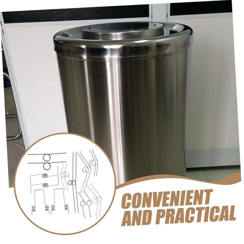 Garbage Can Spring Replacement 18pcs Torsional Springs for Small Trash can Lid Easy Installation Compatible with Various Sizes in Saudi Arabia
