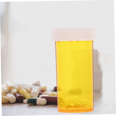 25Pcs Travel Medicine Bottles Portable Dram Holder with Safety Caps for Health Care Products Moisture for Go Use in Saudi Arabia