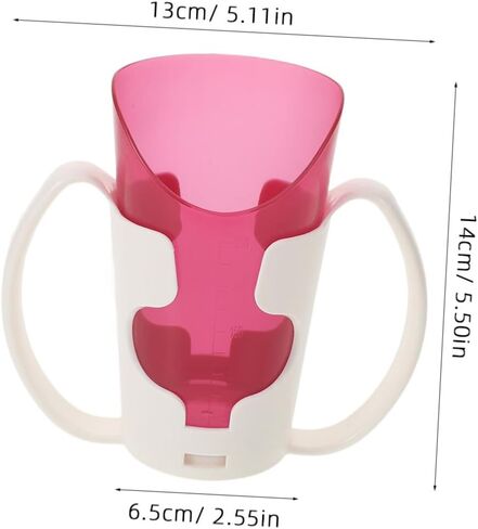 OUNONA Adaptive Utensils Nursing Cup Convalescent Feeding Cup for Bedridden Patients Safety Features in Saudi Arabia