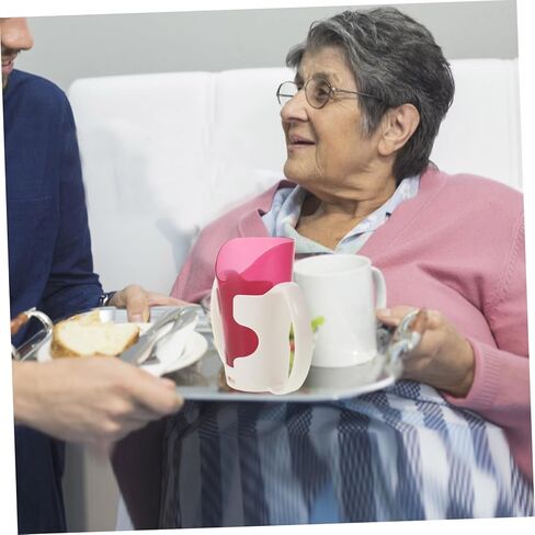 OUNONA Adaptive Utensils Nursing Cup Convalescent Feeding Cup for Bedridden Patients Safety Features in Saudi Arabia