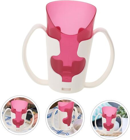 OUNONA Adaptive Utensils Nursing Cup Convalescent Feeding Cup for Bedridden Patients Safety Features in Saudi Arabia