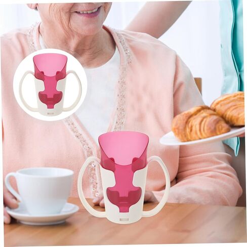 OUNONA Adaptive Utensils Nursing Cup Convalescent Feeding Cup for Bedridden Patients Safety Features in Saudi Arabia