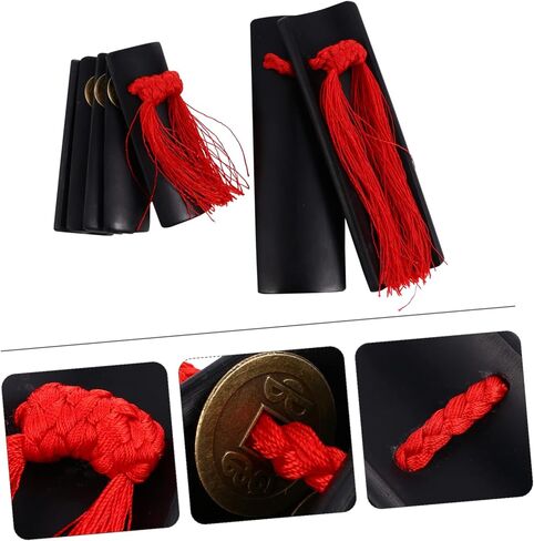 Toddmomy Traditional Castanets for Boys and Girls Instrument Boys and Girls Hand Drum Bamboo Hand Percussion Instruments in Saudi Arabia