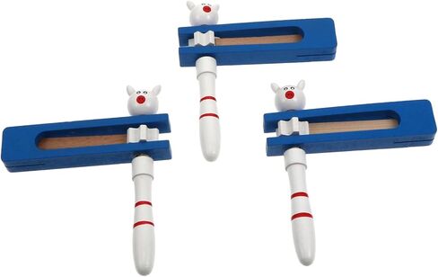 Totority 3pcs Cartoon Castanet Toys Hand-cranked Croaking Castanets Safe Fun Play in Saudi Arabia