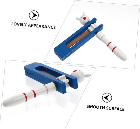 Totority 3pcs Cartoon Castanet Toys Hand-cranked Croaking Castanets Safe Fun Play in Saudi Arabia