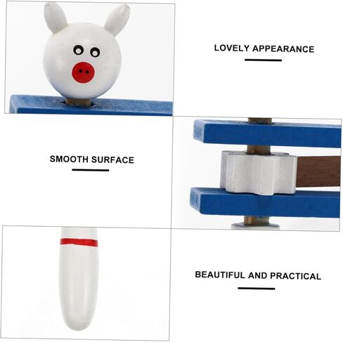Totority 3pcs Cartoon Castanet Toys Hand-cranked Croaking Castanets Safe Fun Play in Saudi Arabia