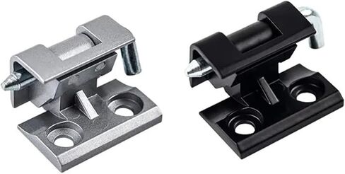 سبائك الزنك 180 درجة باب الزاوية خزانة المفصلي تركيب كهربائي مخفي قابل للإزالة 1 قطعة (بني) in Kuwait